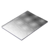 Carnet Motif Artsy noir et blanc Moiré (Côté gauche)