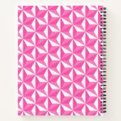 Carnet Motif Asanoha modèle Sakura (Dos)
