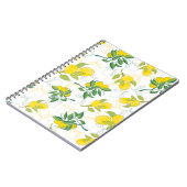 Carnet motif au citron (Côté gauche)