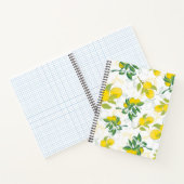 Carnet motif au citron (Intérieur)