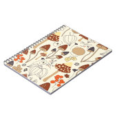 Carnet Motif automatique sans soudure avec champignons, f (Côté gauche)