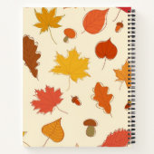 Carnet Motif automne (Dos)