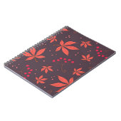 Carnet Motif automne (Côté gauche)