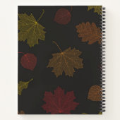 Carnet Motif automne (Dos)