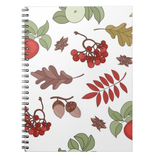 Carnet Motif automne (Devant)