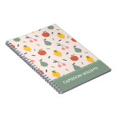 Carnet Motif aux fruits mignons (Côté Droit)