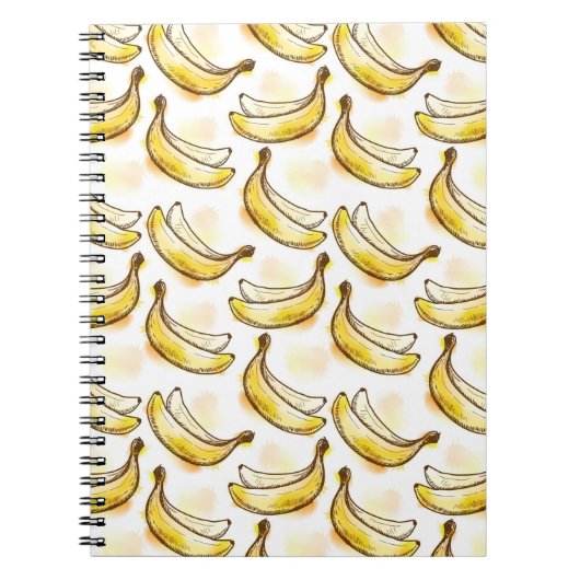 Carnet Motif avec la banane (Devant)