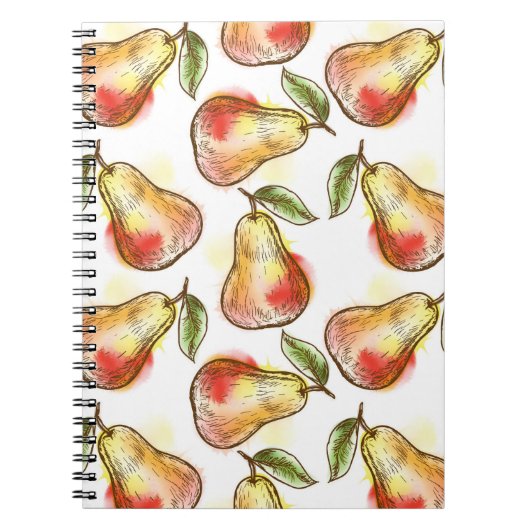 Carnet Motif avec la poire (Devant)