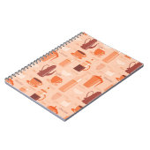 Carnet Motif avec les boissons et le texte (Côté gauche)