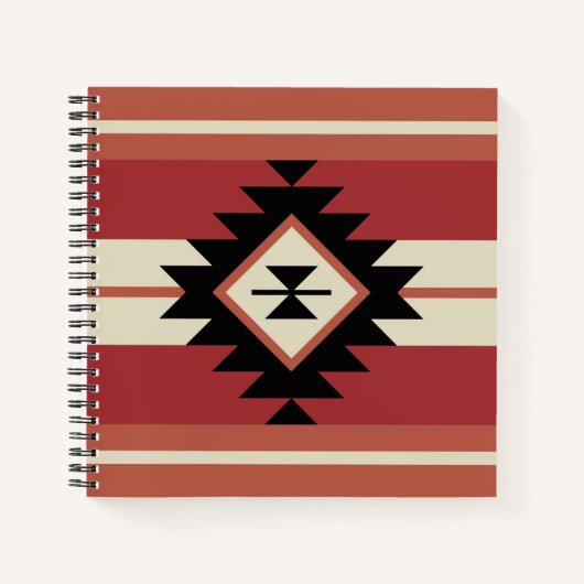 Carnet Motif Aztec (Devant)