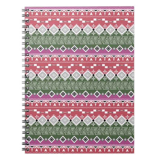 Carnet Motif aztèque. (Devant)