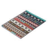 Carnet motif aztèque, design motif transparent (Côté gauche)