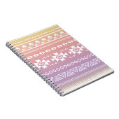 Carnet Motif aztèque tribal d'ombre (Côté Droit)