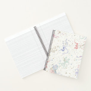 Carnet Motif Baby Shower Pastel Confetti   Rose Pâle Dou