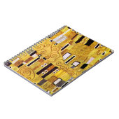 Carnet Motif baiser de Gustav Klimt, Art Nouveau (Côté gauche)