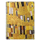 Carnet Motif baiser de Gustav Klimt, Art Nouveau (Devant)