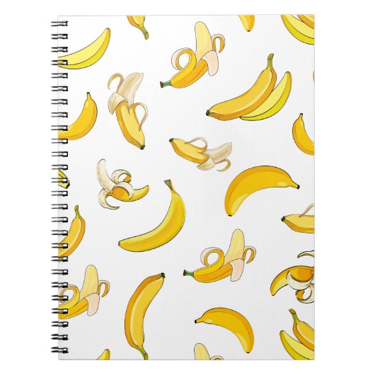Carnet Motif banane 4 (Devant)