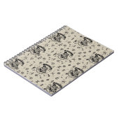 Carnet MOTIF beige HOGWARTS™ (Côté gauche)