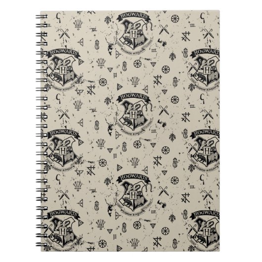 Carnet MOTIF beige HOGWARTS™ (Devant)