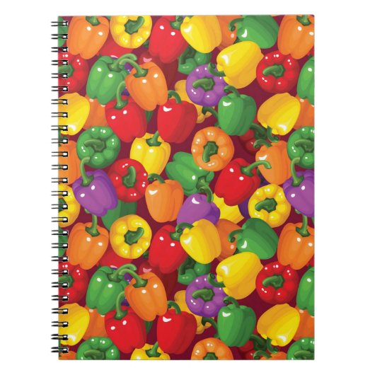 Carnet Motif Bell Pepper (Devant)