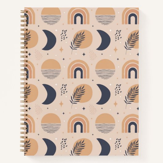Carnet Motif bio Boho (Devant)