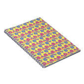 Carnet Motif Bitcoin coloré (Côté Droit)