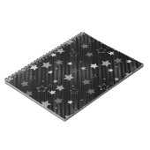 Carnet Motif Black Stars (Côté gauche)