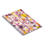 Carnet Motif blanc à rayures (Côté Droit)