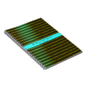 Carnet Motif bleu (Côté Droit)