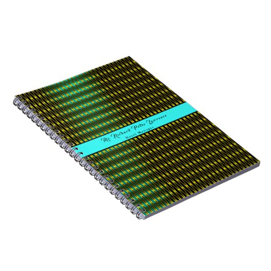 Carnet Motif bleu (Côté Droit)