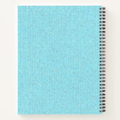 Carnet motif bleu ciel (Dos)