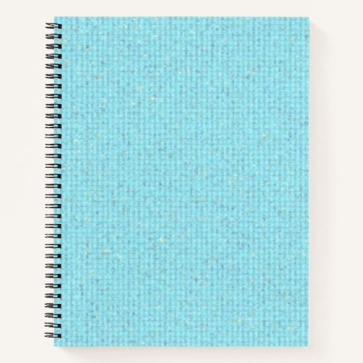 Carnet motif bleu ciel (Devant)