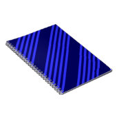 Carnet Motif bleu cinq bandes (Côté Droit)