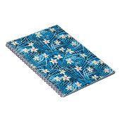 Carnet Motif bleu Feuille (Côté Droit)