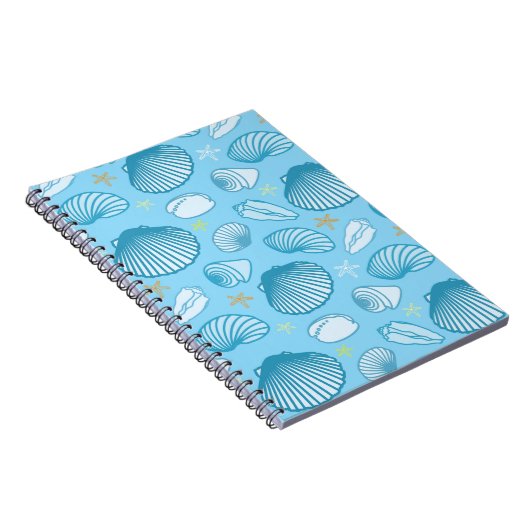 Carnet Motif bleu océan (Côté Droit)