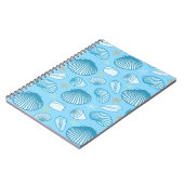 Carnet Motif bleu océan (Côté gauche)