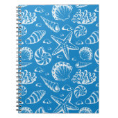 Carnet Motif Blue Beach (Devant)