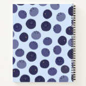 Carnet Motif Blueberry (Dos)