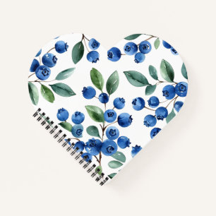 Carnet Motif Blueberry