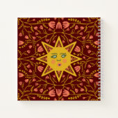 Carnet Motif Boho Burgundy (Dos)