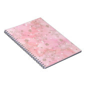 Carnet Motif Boho de Noël rose (Côté Droit)