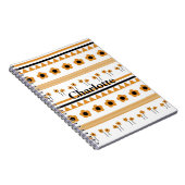 Carnet Motif Boho triangle de bordure (Côté Droit)