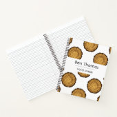 Carnet Motif bois rond blanc (Intérieur)