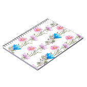 Carnet Motif botanique aquarelle (Côté gauche)
