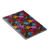 Carnet Motif botanique de Noël festif (Côté Droit)
