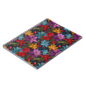 Carnet Motif botanique de Noël festif (Côté gauche)