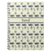 Carnet Motif botanique du Nil, coutume (Devant)