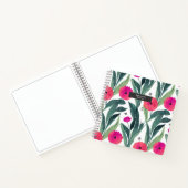 Carnet Motif botanique du pavot (Intérieur)