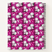 Carnet Motif botanique élégant à fleurs blanches (Dos)