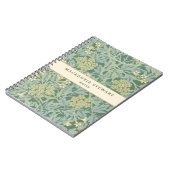 Carnet Motif botanique jasmin vert (Côté gauche)